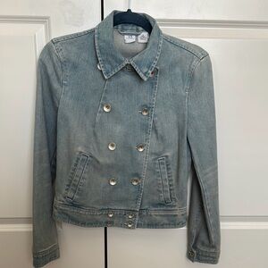Armani Exchange Blue Jean Jacket
